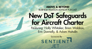 New DoT Safeguards for Aircraft Charter