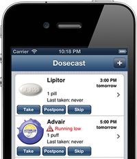 dosecast-iPhone-app
